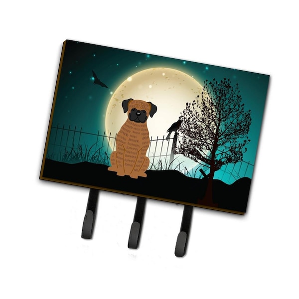 Carolines Treasures Halloween Scary Brindle Boxer Leash or Key Holder BB2307TH68 - main